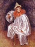 Pierre Renoir White Pierrot oil painting reproduction